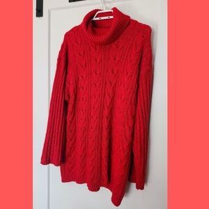 Very Big Red Sweater ❤️